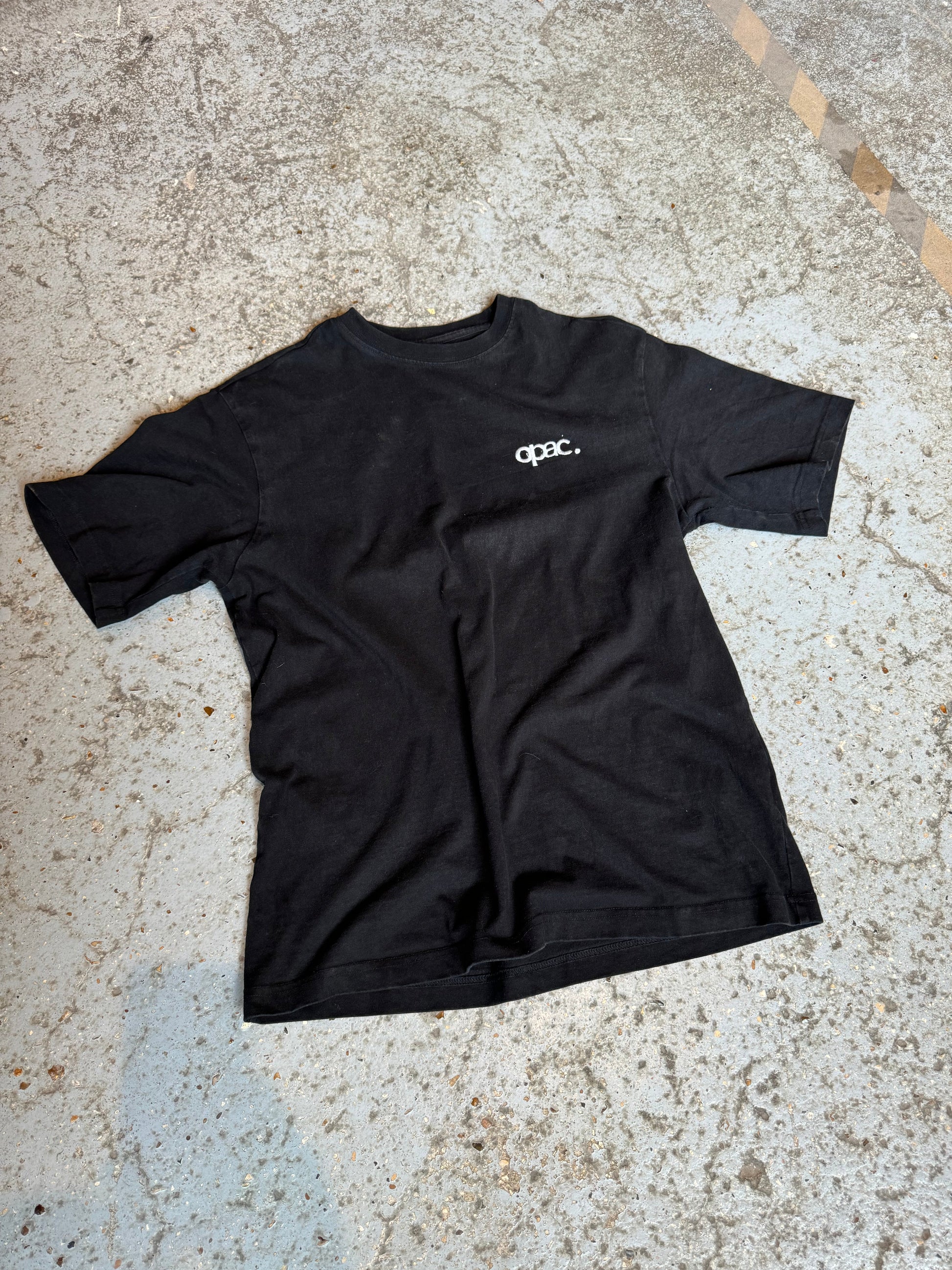 T-SHIRT NOIR GALAXY - OPAC