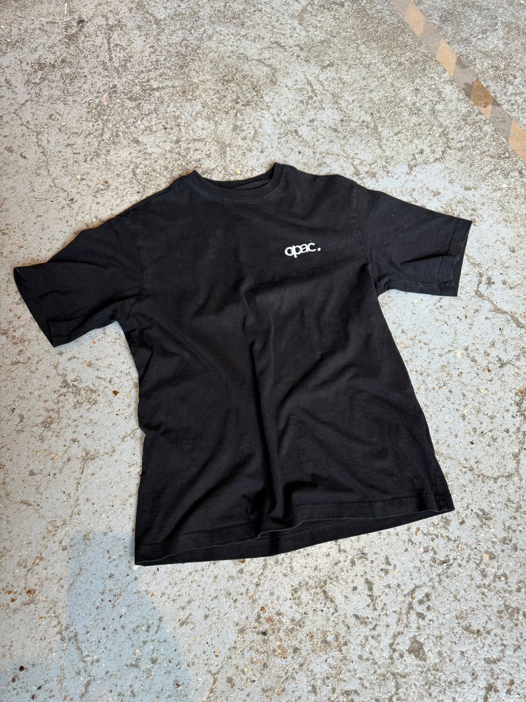 T-SHIRT NOIR GALAXY - OPAC